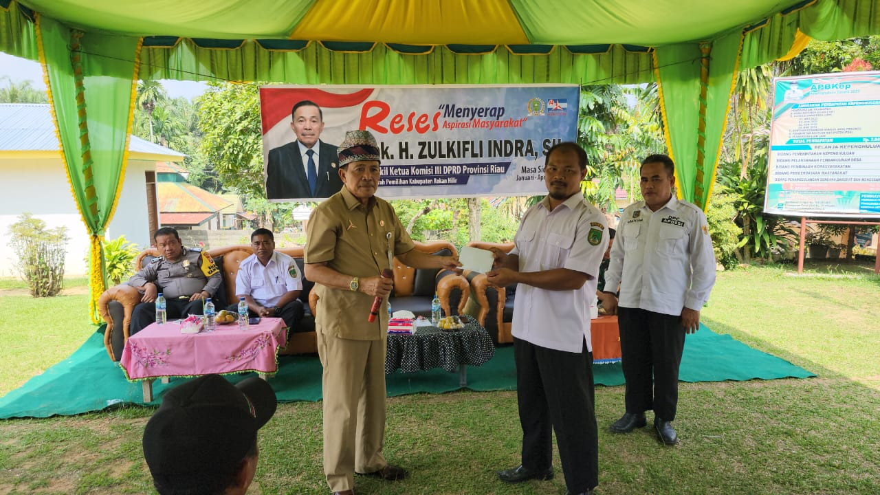 Zulkifli Indra Bergerak Serap Aspirasi 3 Kepenghuluan di Rohil