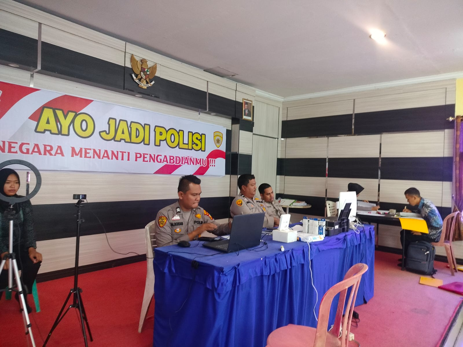 231 Orang Masyarakat Kampar Yang Sudah Mendaftar  Bergabung Jadi Anggota Polri Tahun 2023