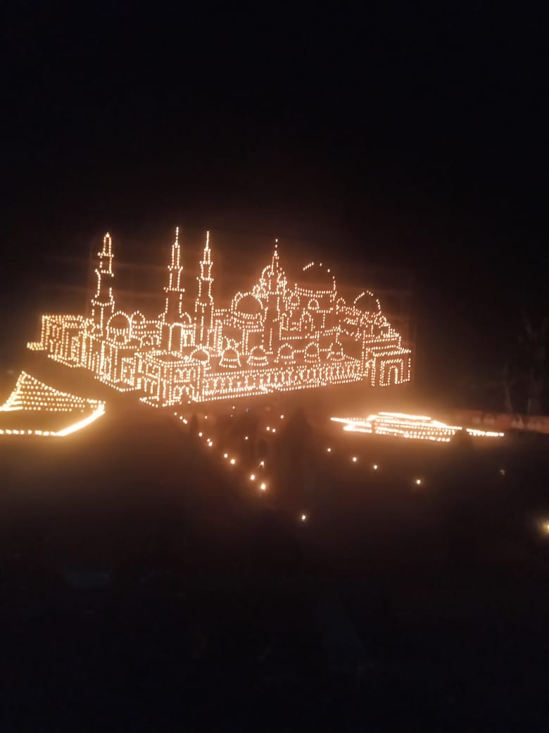 Bupati Bengkalis Buka festipal lampu colok tradisi turun temurun