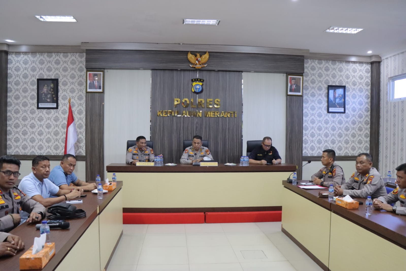 Polres Meranti dapat Asistensi dan Supervisi Penanggulangan Bencana Karhutla dari Polda Riau