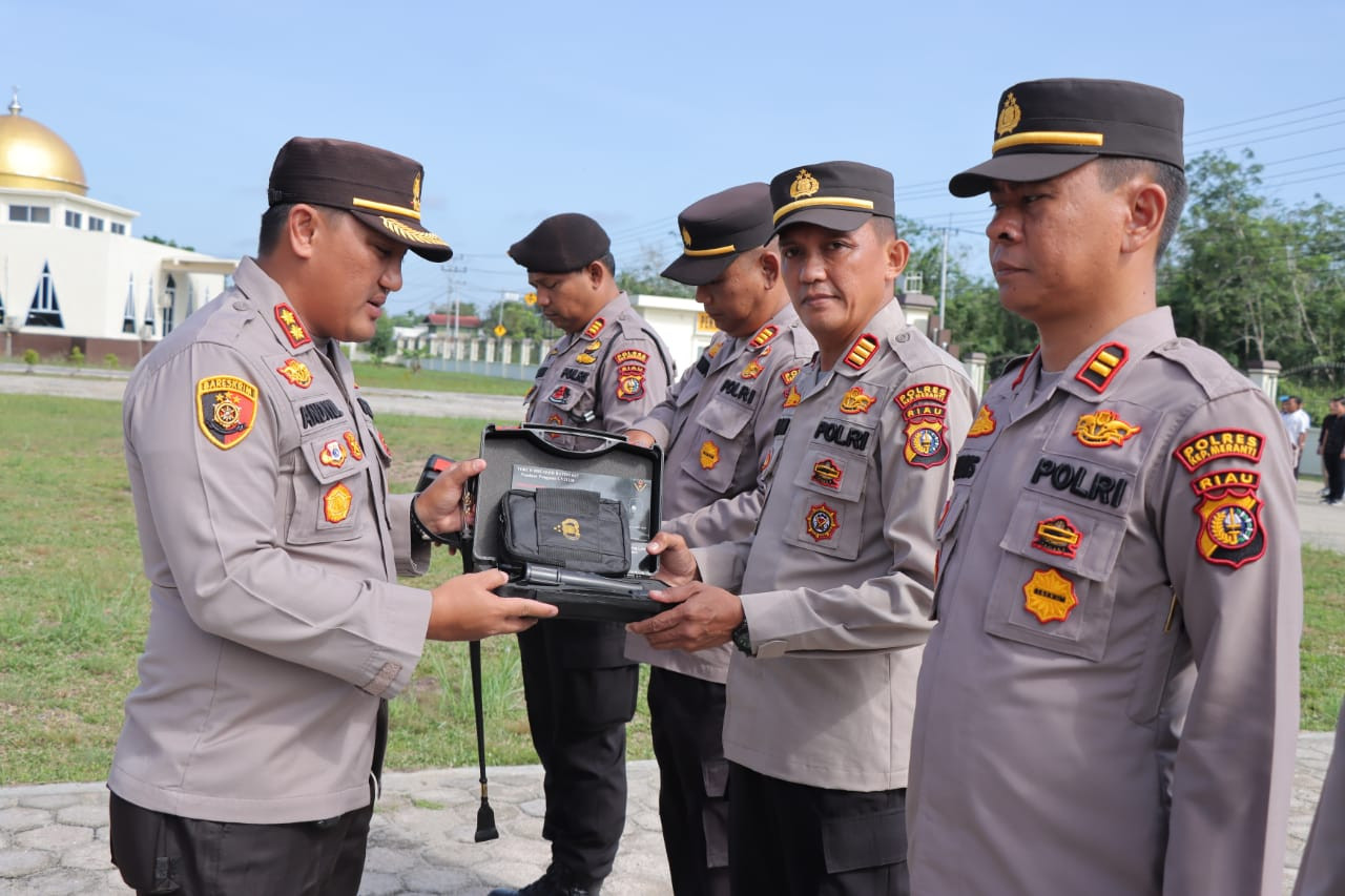 Polres Meranti Gelar Apel Pengecekan dan Kesiapan Personel Program Polisi RW