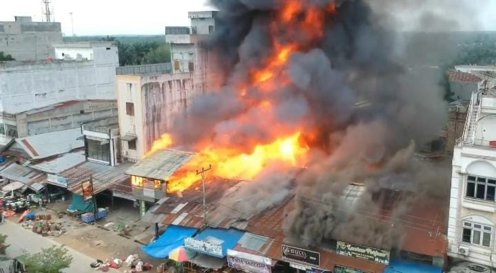 Kamis Kemaren Di Rohil Terjadi Jebakaran Di Dua Daerah Berbeda, Tiga Nyawa Melayang