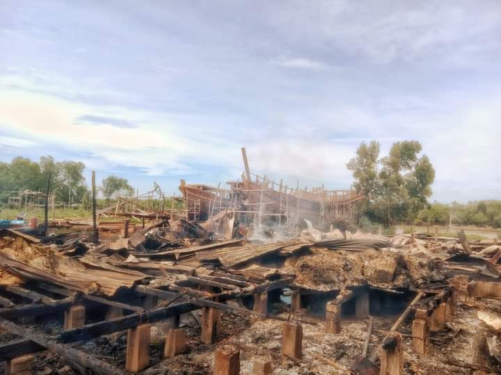 Ternyata Selasa Lalu Satu Unit Gudang Terasi Terbakar Di Bagansiapiapi
