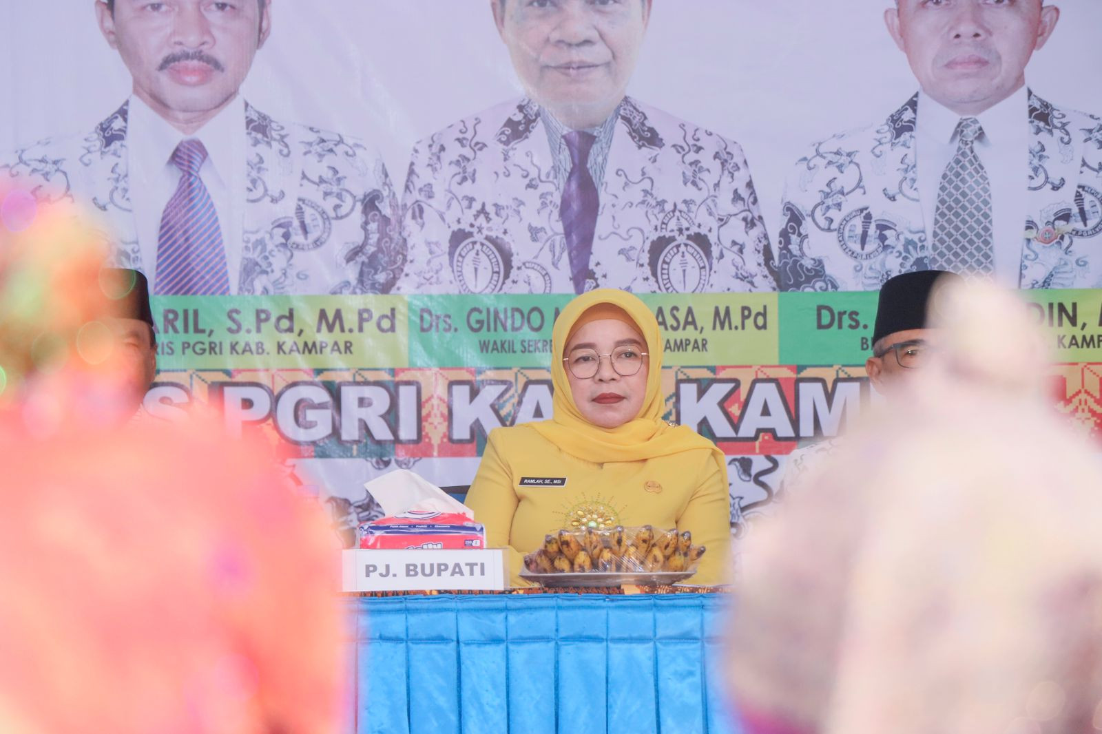 Pj Sekda Kampar Buka Secara Resmi Konferensi Kerja ke III PGRI Kabupaten Kampar