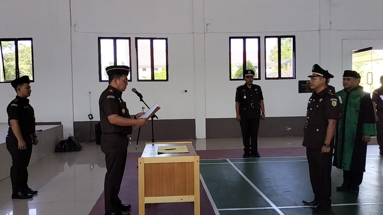 Kajari Kampar Lantik Haza Putra, Segera Jalin Sinergitas Dengan Stakeholder