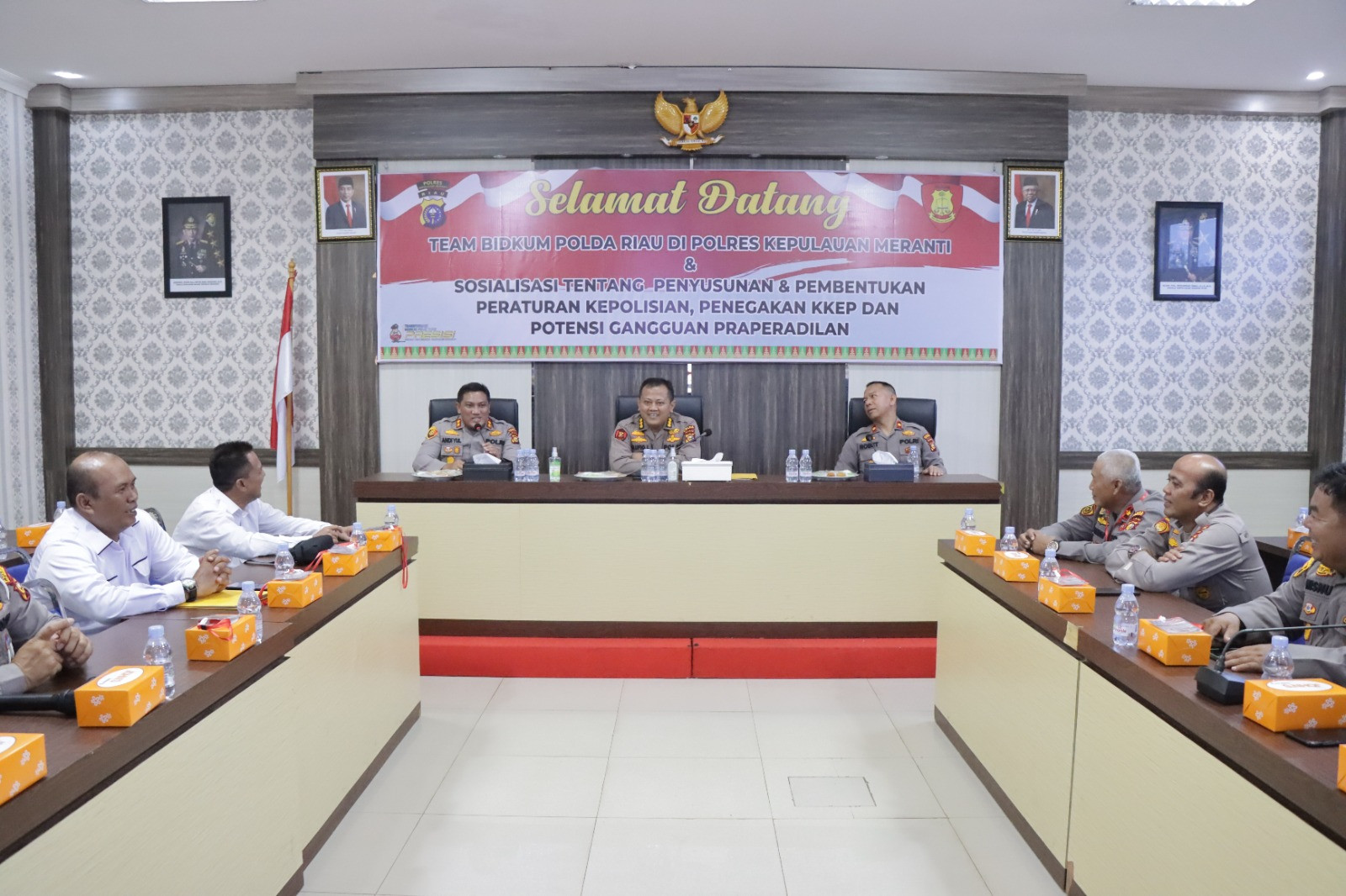 Bidkum Polda Riau Sosialisasikan Penyusunan Pembentukan Peraturan Kepolisian, Penegakan KKEP