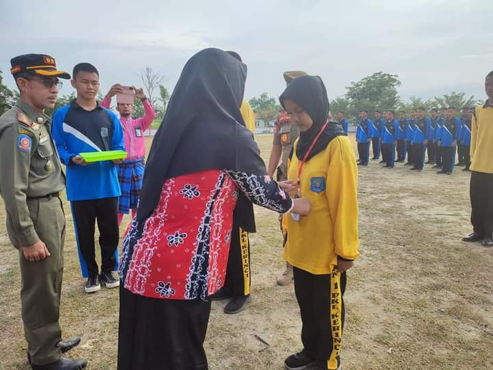 Satpol PP dan Damkar Gelar Mental Building Bersama SMK Negeri I Pangkalan Kerinci