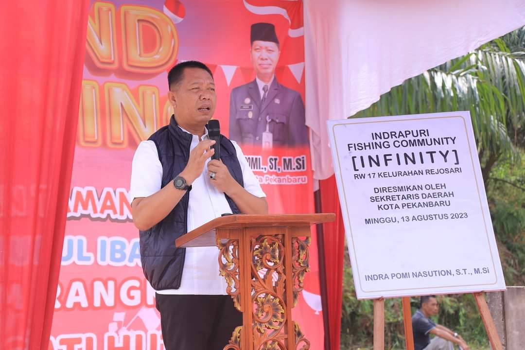 Walikota Pekanbaru Resmikan Taman Pancing Raudhah Nurul Ibadah