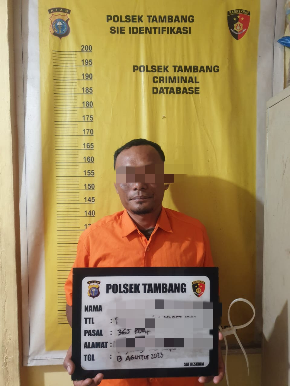 Jambret di Depan SPBU Kampa, Pelaku di Tangkap Massa 
