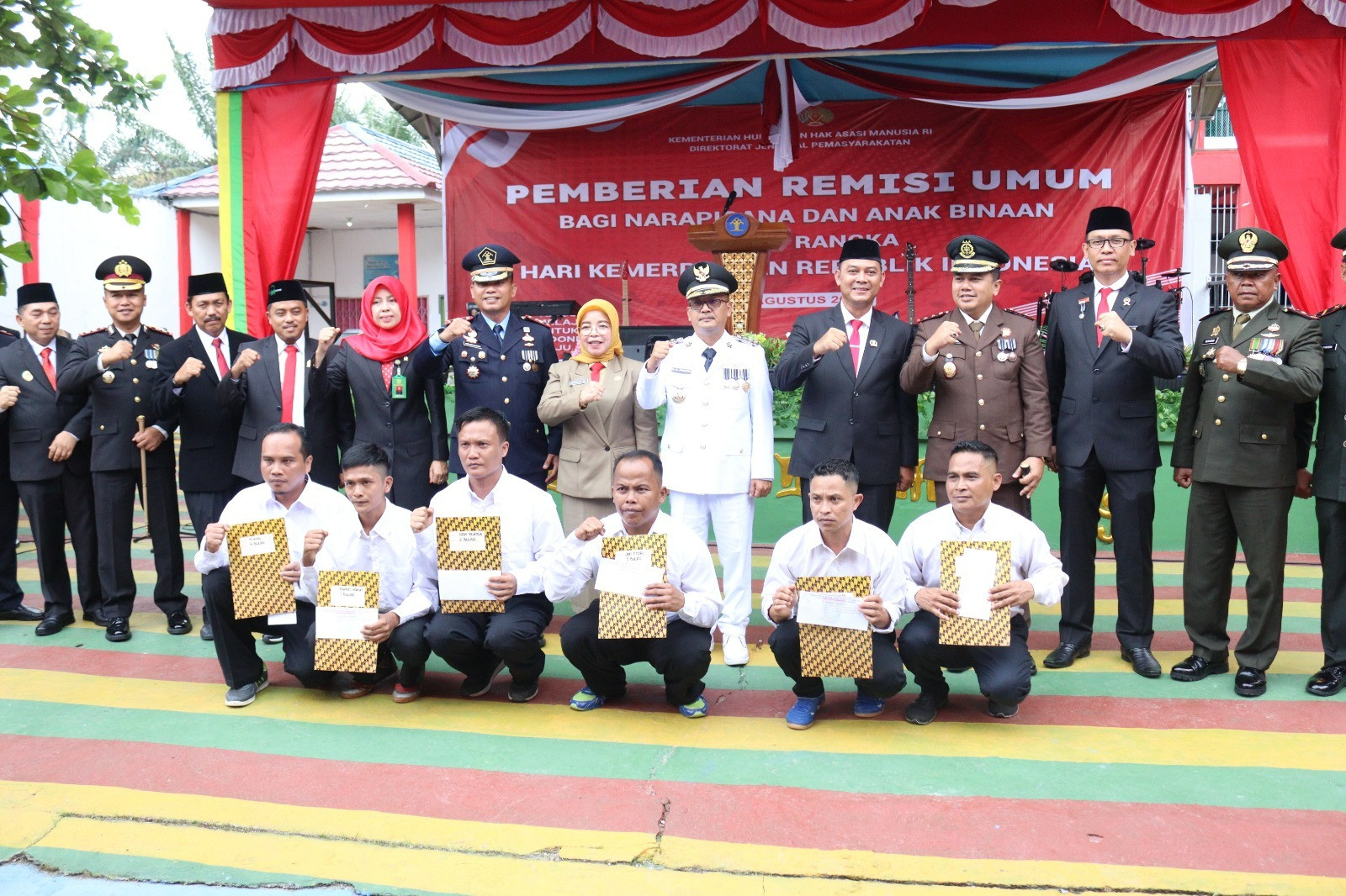 1054 Orang Wargabinaan Lapas Kelas IIA Bangkinang Dapat Remisi