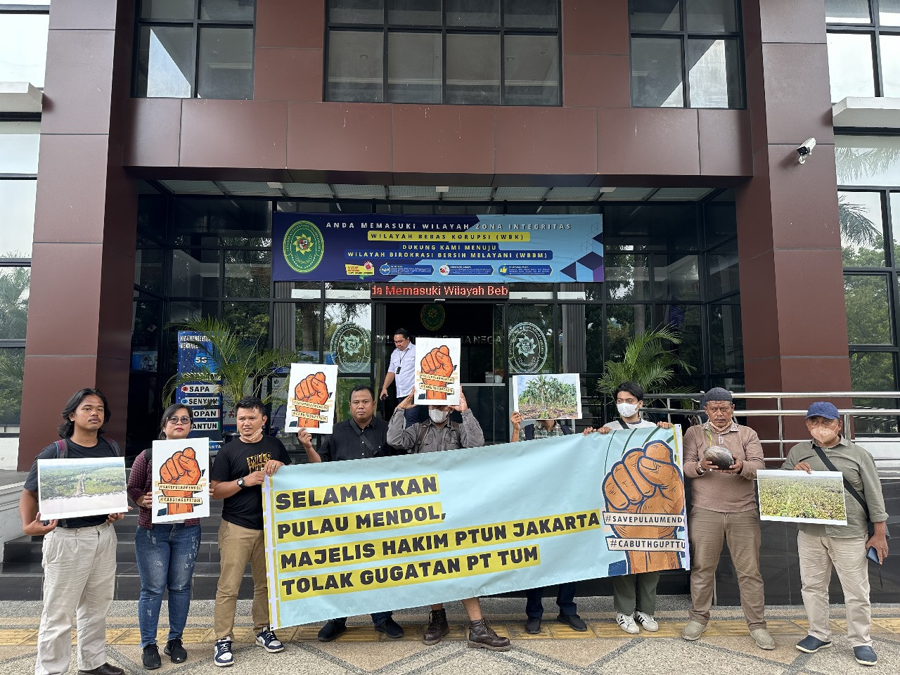 Masyarakat Desan PTUN Jakarta Tolak Gugatan PT TUM