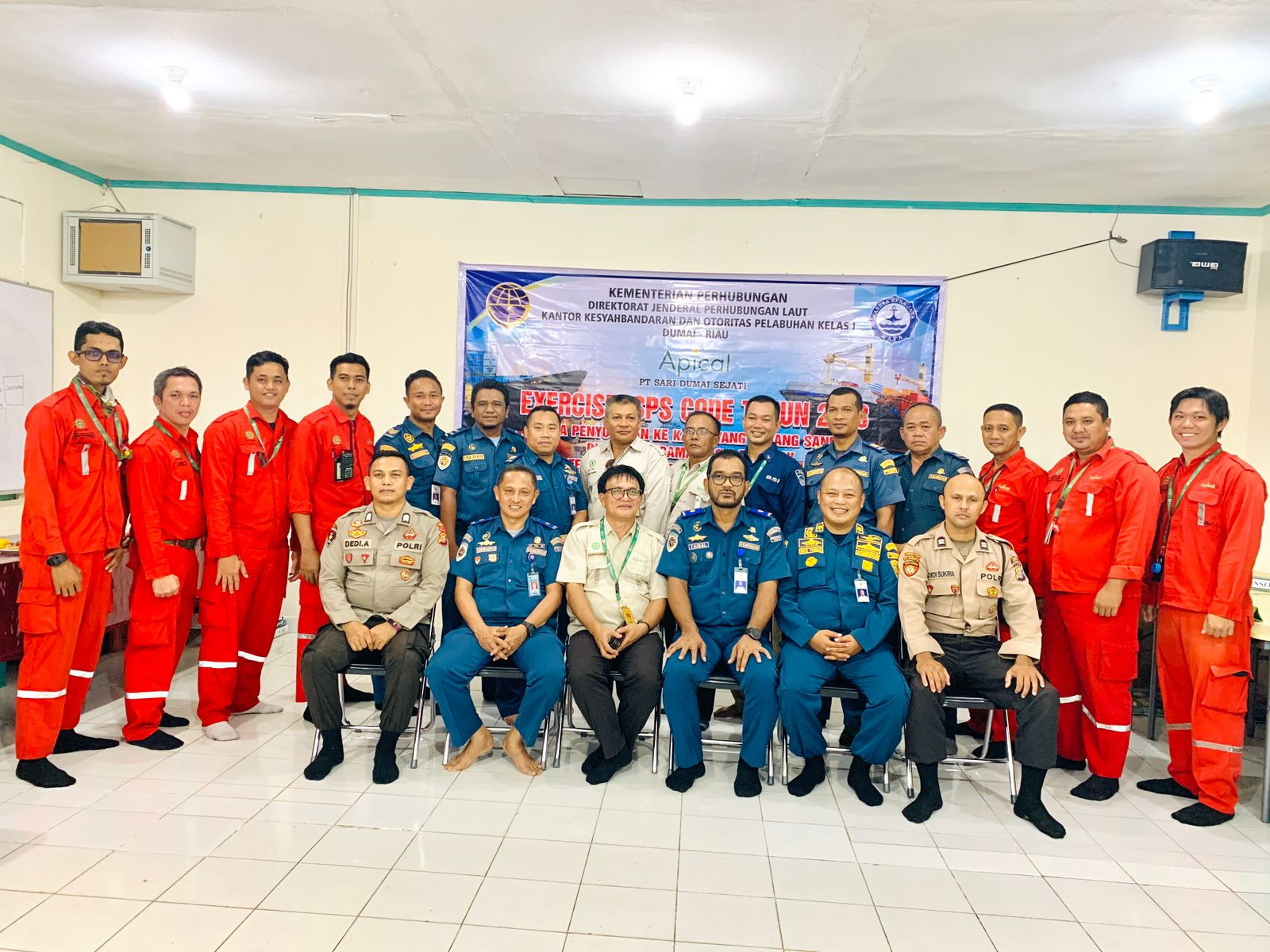 Apical Kembali Gelar Pelatihan ISPS Code di Bawah Supervisi KSOP Kelas I Dumai