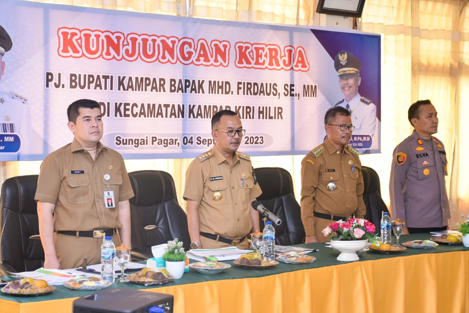 15 Kecamatan Sudah di Kunjungi Pj Bupati Kampar Beberapa Pekan Ini