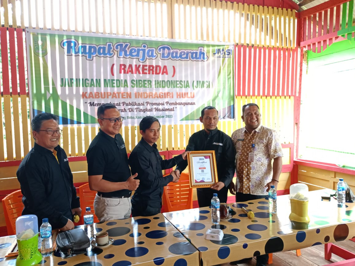 JMSI Inhu Gelar Rakercab, Hotli  Sirait: Media Sehat dan Wartawan Profesional 
