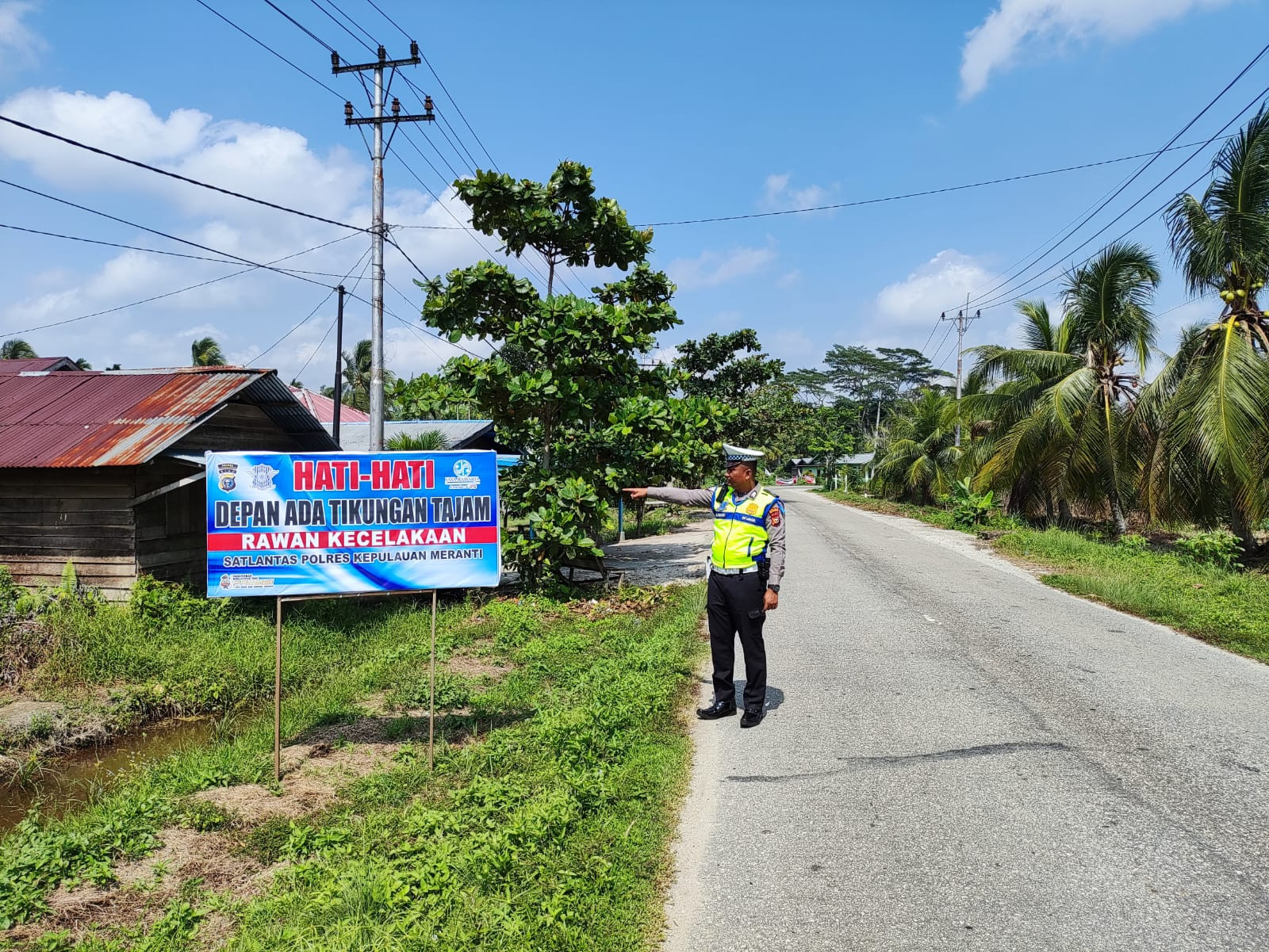 Satgas Preemtif Ops Zebra LK Polres Meranti Sosialisasikan Tertib Berlalulintas