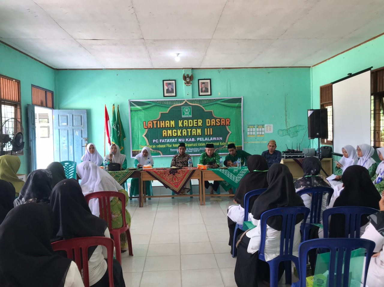 PC Fatayat NU Pelalawan Taja LKD Angkatan Ke 3 di Pangkalan Lesung 