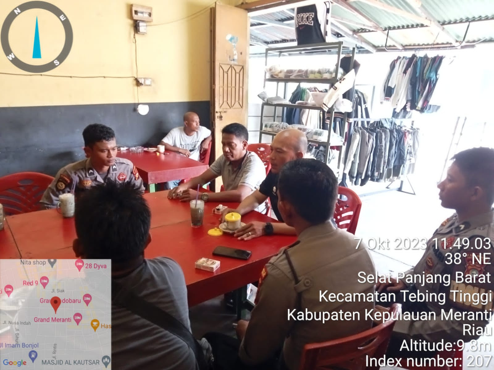 Program Rutin Minggu Kasih, Polres Meranti Duduk Bersama Komunitas Warga Batak Selatpanjang