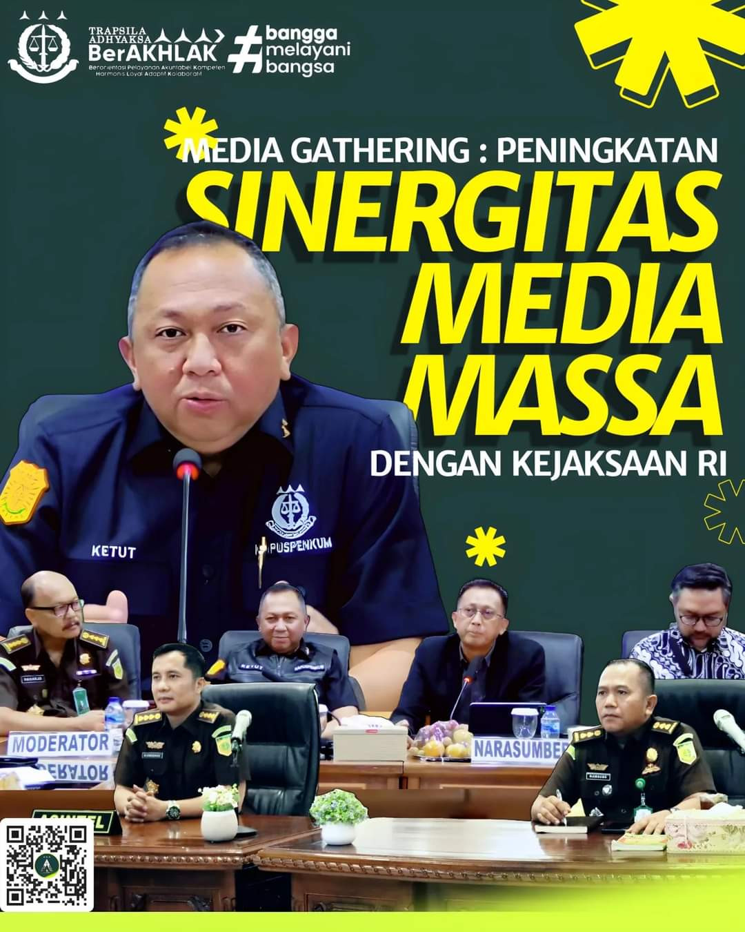 Asisten Intelijen Kejaksaan Tinggi Riau mengikuti Kegiatan Media Gathering Pusat Penerangan Hukum