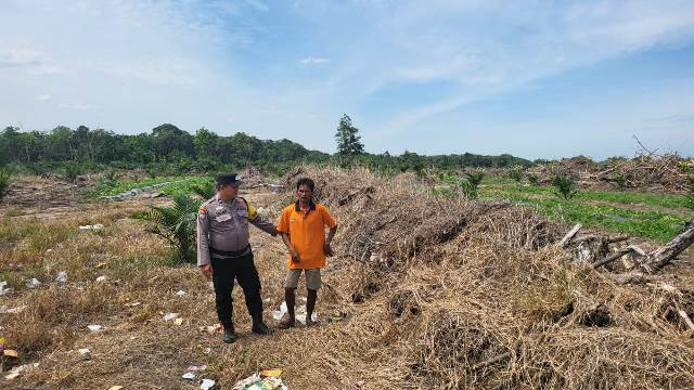Cegah Karhutla, Polsek Tanah Putih Intensifkan Patroli di Lokasi Rawan