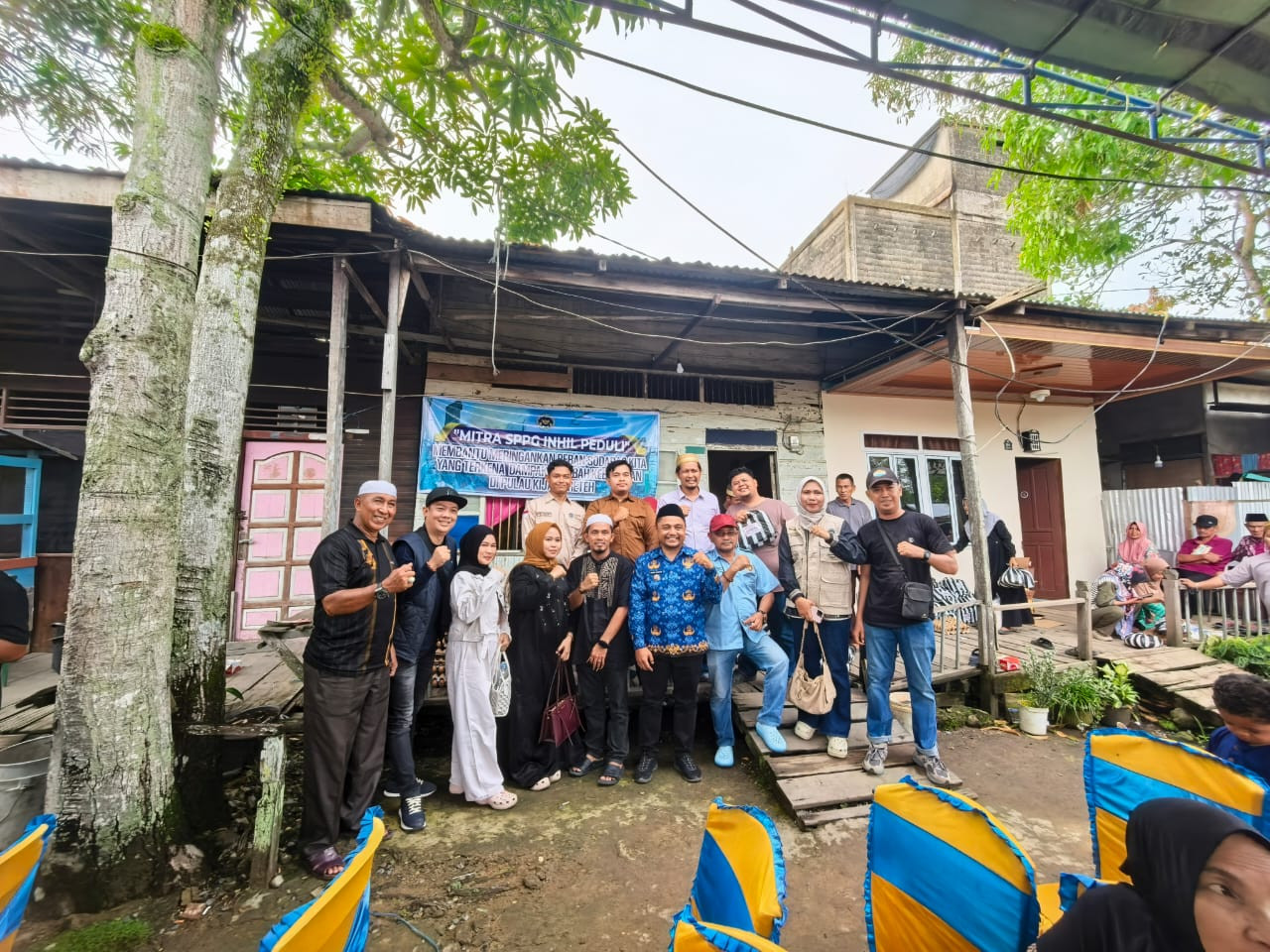 Mitra SPPG se-Inhil Turun Tangan Ringankan Luka Korban Kebakaran di Pulau Kijang