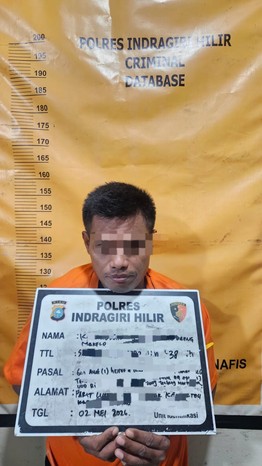 Polres Inhil Ungkap Kasus Narkotika di Hotel Grand Tembilahan, Satu Pengedar Diamankan