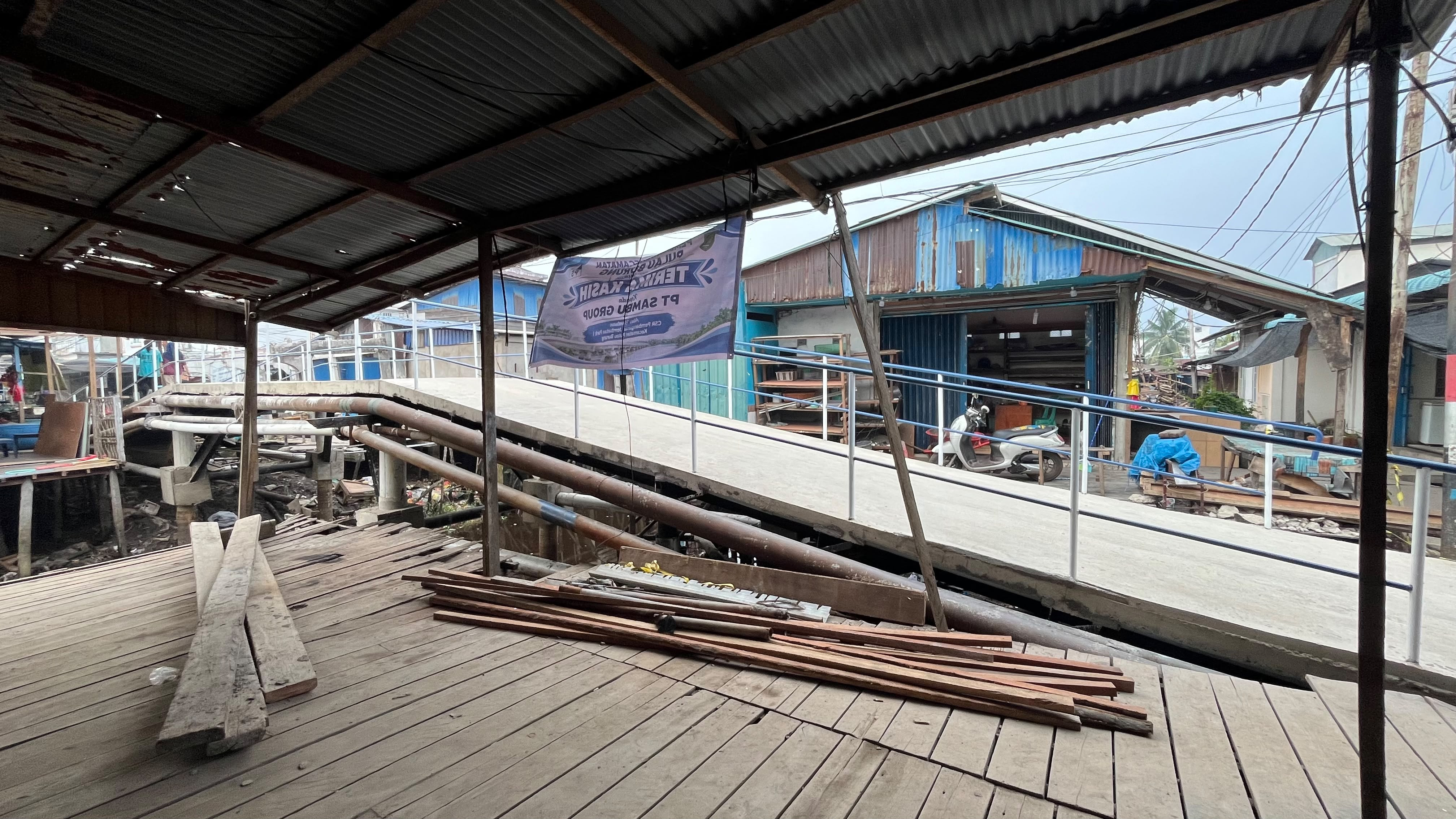 Resmikan Jembatan Blok G Pulau Burung, PT. RSUP Terus Berkomitmen Mendukung Infrastruktur Warga