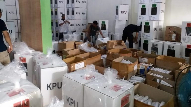 Persiapan KPU Laksanakan PSU di Puluhan TPS Rohul dan Inhu