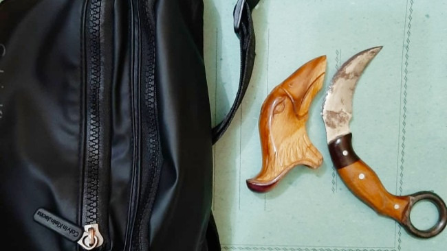 Gara-gara Pisau, Pria Ini Jadi Tahanan di Polsek Tampan