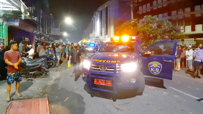 Belasan Orang Serang Petugas Bea Cukai di Jalan Juanda Pekanbaru