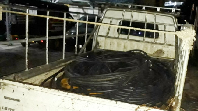 Polisi Tangkap 11 Pencuri Kabel di Pekanbaru