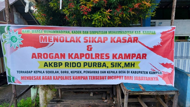 Propam Polda Kirim Paminal Cari Informasi Kenapa Warga Minta Kapolres Kampar Dicopot