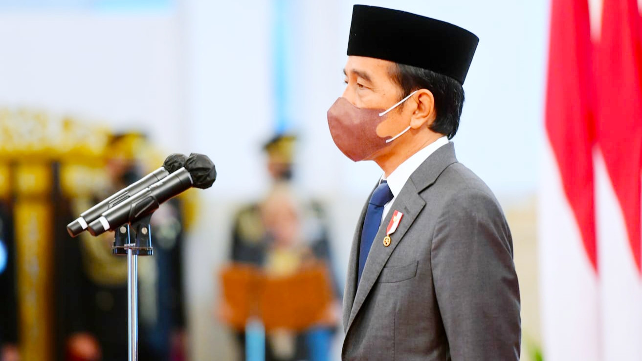 Presiden Lantik Gubernur Lemhannas dan Kepala Badan Pangan Nasional