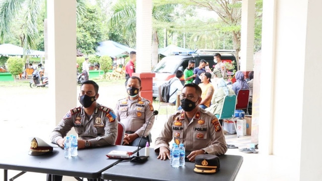 Polres Rohul Gelar Operasi KLK 2022 Patuh Prokes