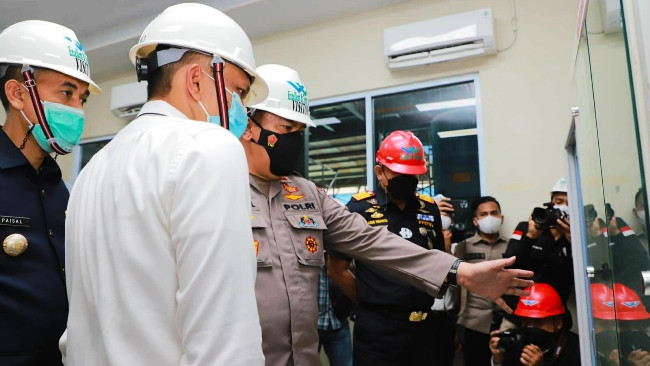 Kapolda Tinjau Kilang PT Wilmar Group Kawasan Industri Dumai