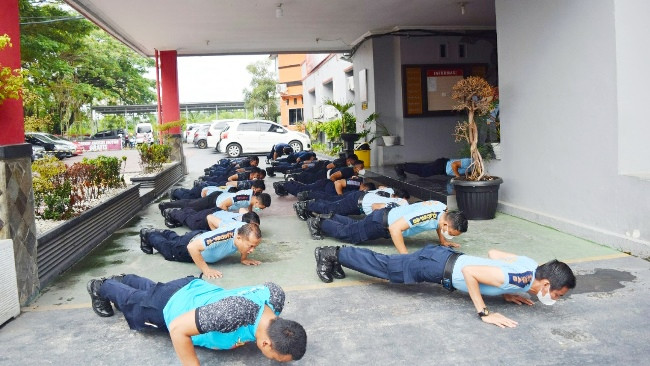 Cara Rutan Pekanbaru Tanamkan Jiwa Korsa dan Jaga Kebugaran