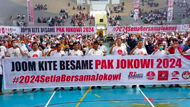 Dukungan Jokowi Lanjutkan Tiga Periode Menggema di Pekanbaru