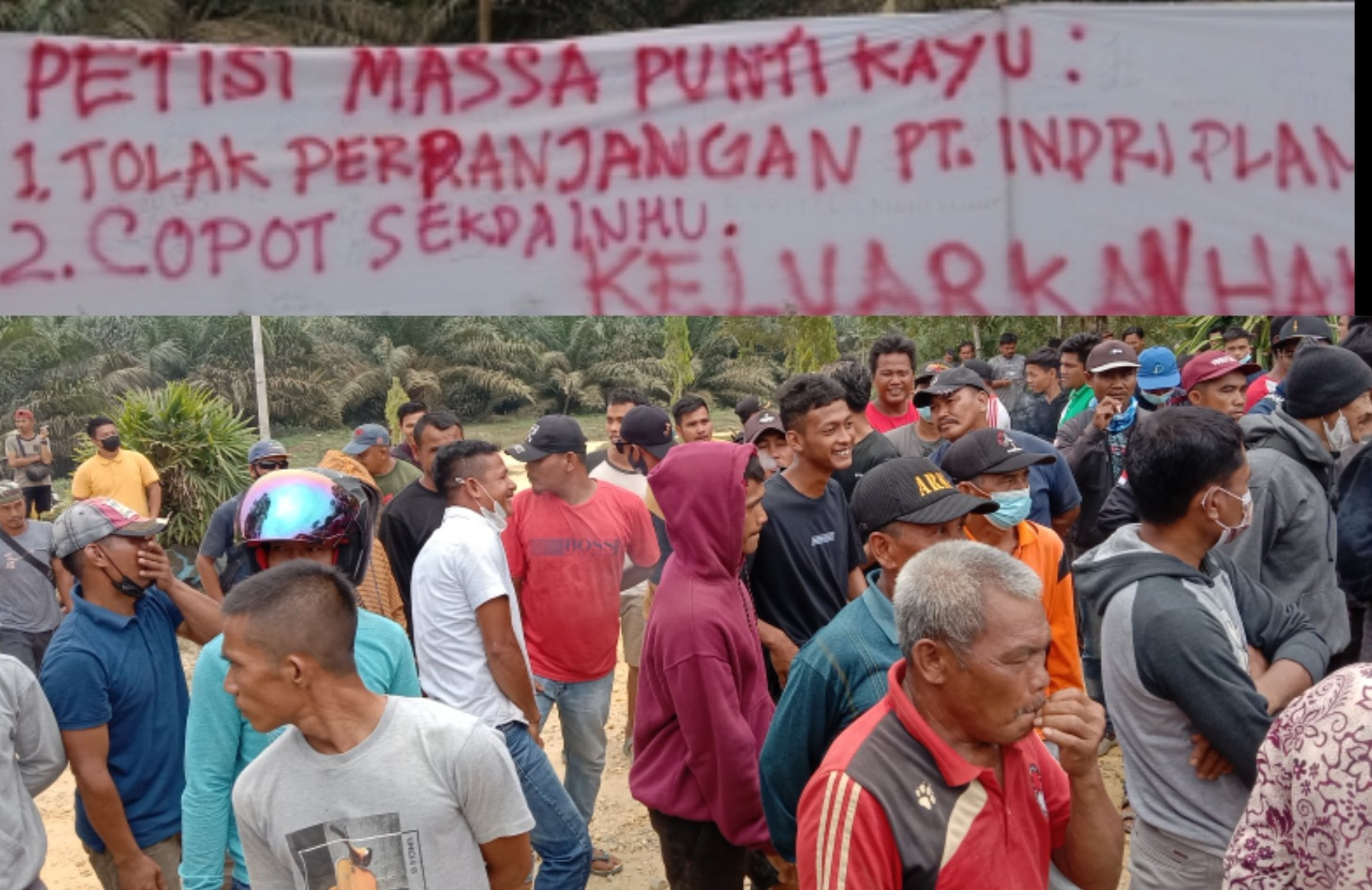 Kembali, Minta Sekda Hendrizal Dicopot Dari Jabatan dan Tolak Perpanjang HGU PT Indri Plant