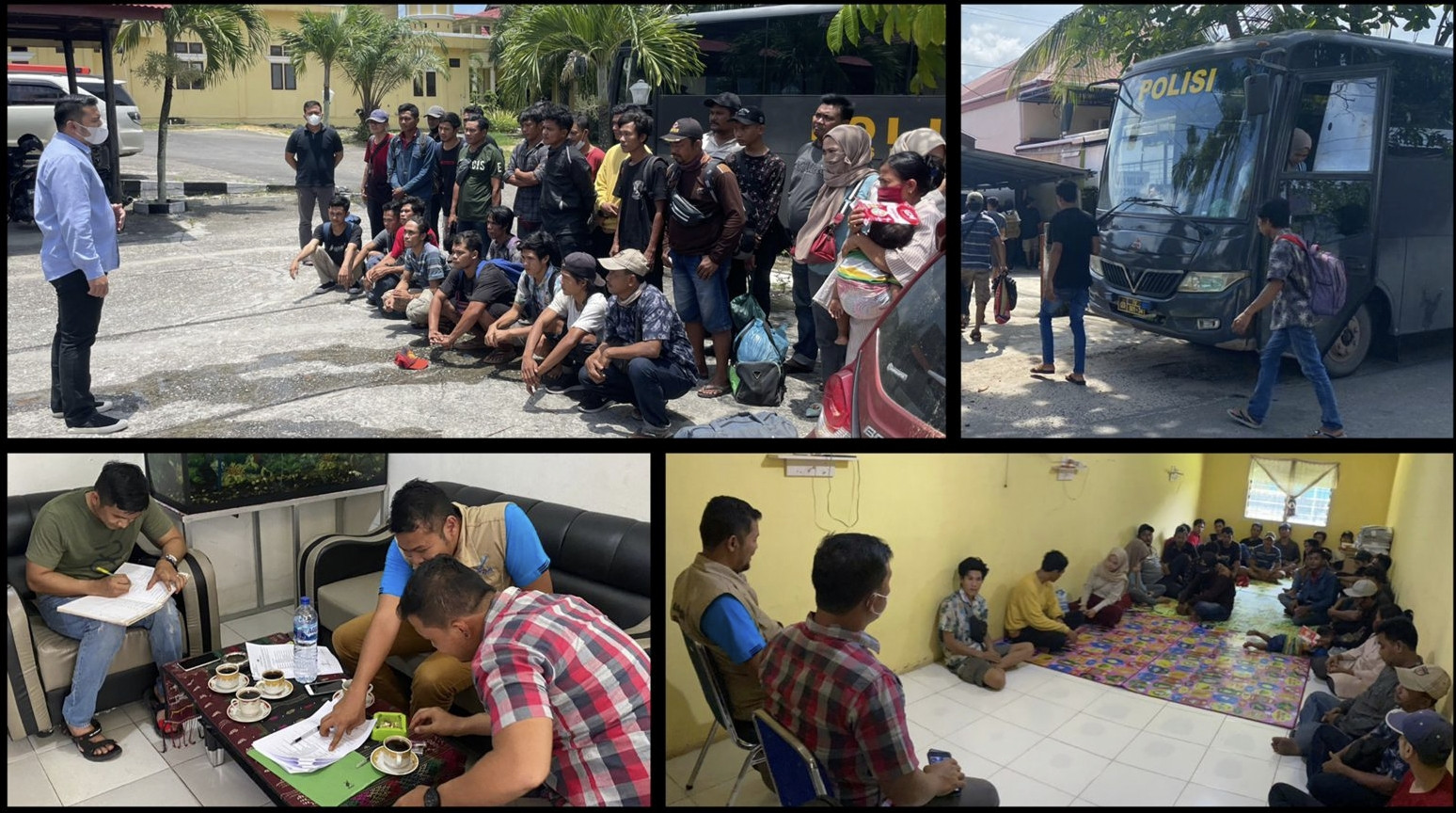 Satreskrim Polres Rohil Gagalkan Penyelundupan 30 PMI Ilegal ke Malaysia