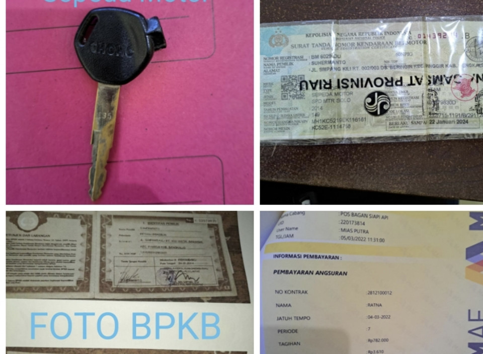 Polsek Sinaboi Ringkus Penggelapan Sepeda Motor Dan Penadahnya