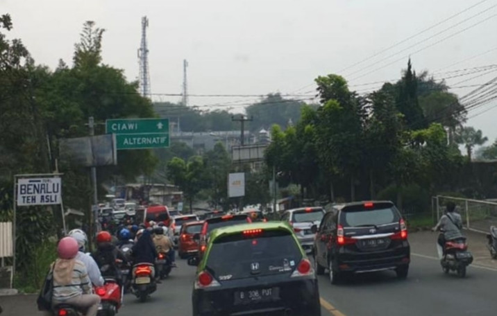 Polres Cianjur Terapkan Sistem Satu Arah Menuju Bogor