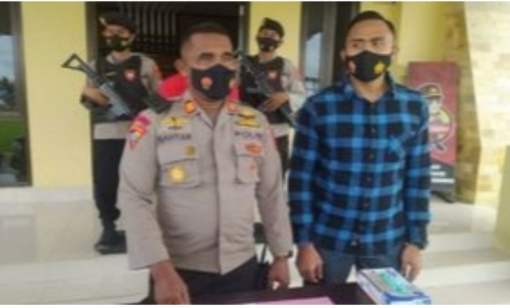 Polres Indramayu Tangkap Pembakar 4 Traktor Akibat Sakit Hati