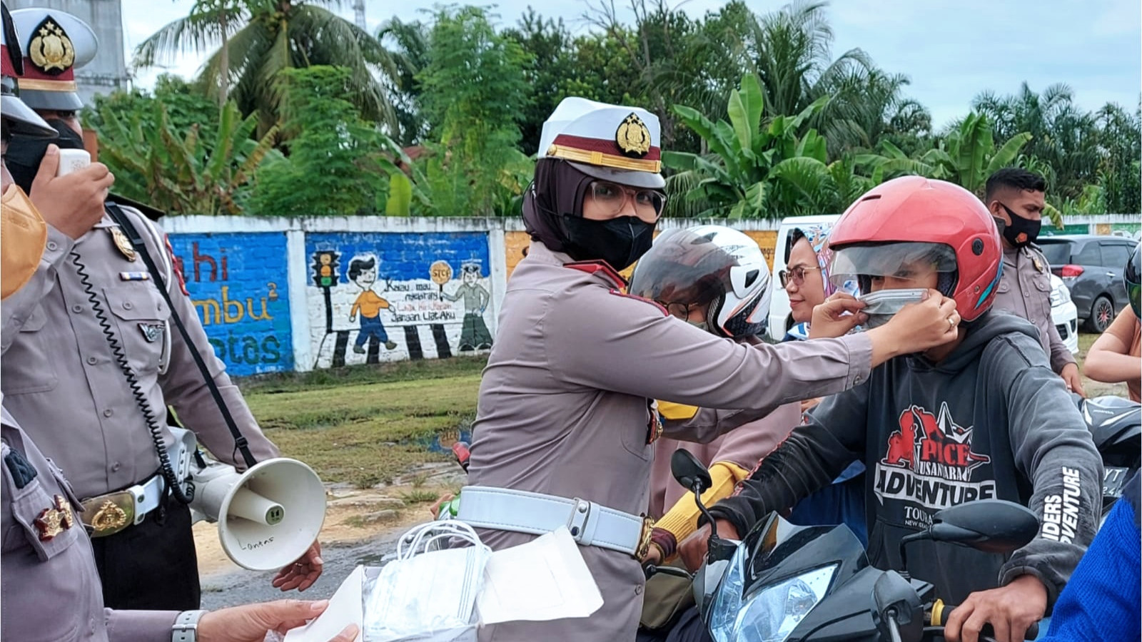 Kasat Lantas Polres Siak Laksanakan Kegiatan Preemtif Operasi Patuh