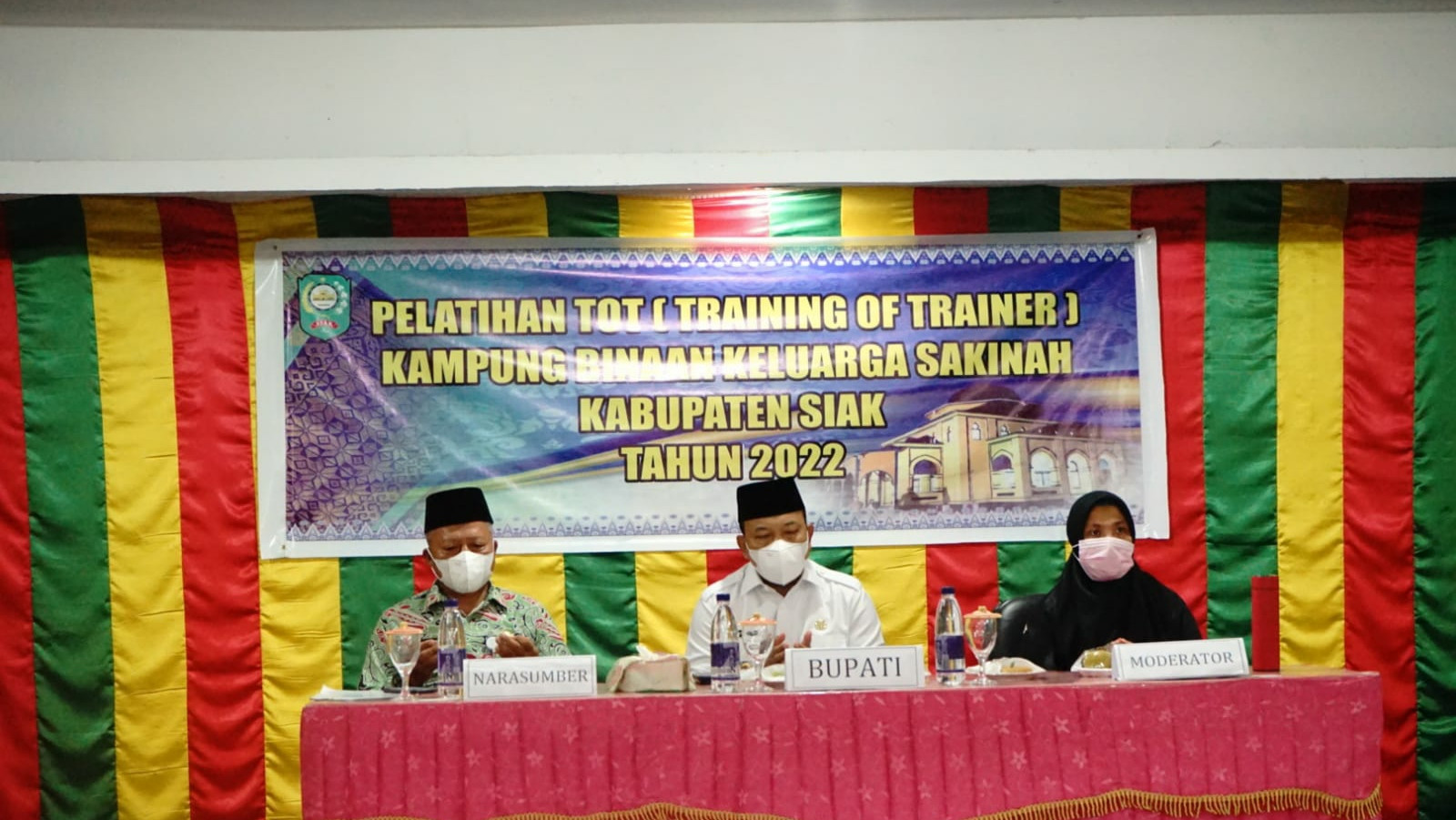 Wakil Bupati Siak Buka TOT Kampung Binaan Keluarga Sakinah