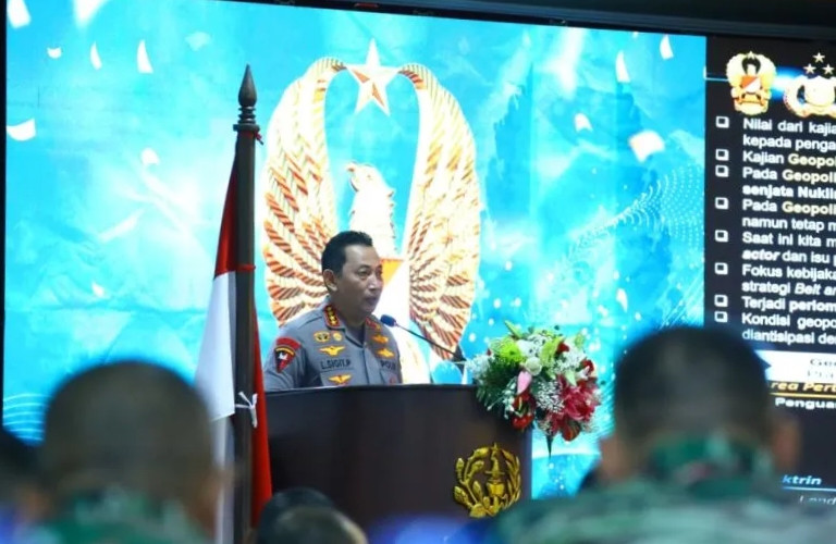 Kapolri Tekankan Sinergitas TNI-Polri Wujudkan Indonesia Emas 2045
