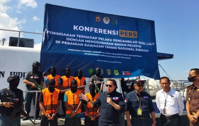 Pelaku Bom Ikan Di Labuan Bajo Dikenai Hukum Pidana Berlapis