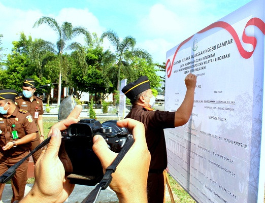 Kejari Kampar Siap Menuju Wilayah Bebas Korupsi