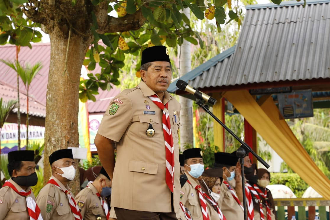 Bupati Alfedri Lantik Pengurus Mabiran, Kwarran dan LPK Dua Kecamatan