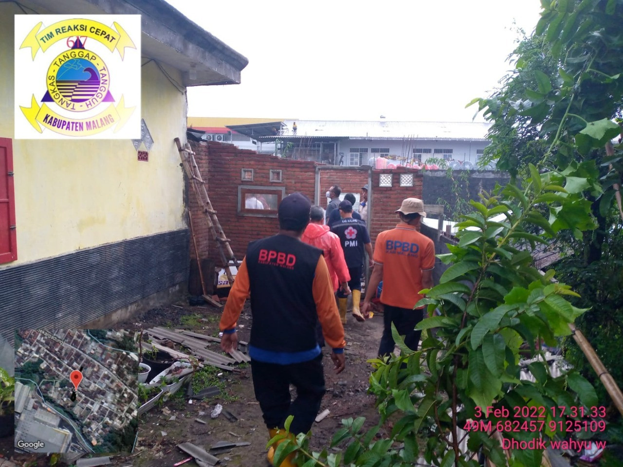 Angin Kencang Mengakibatkan Sejumlah Rumah Warga Cilacap Rusak