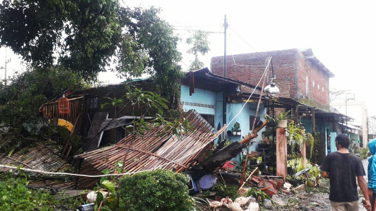 Angin Kencang Menerjang Purbalingga, 23 Rumah Rusak