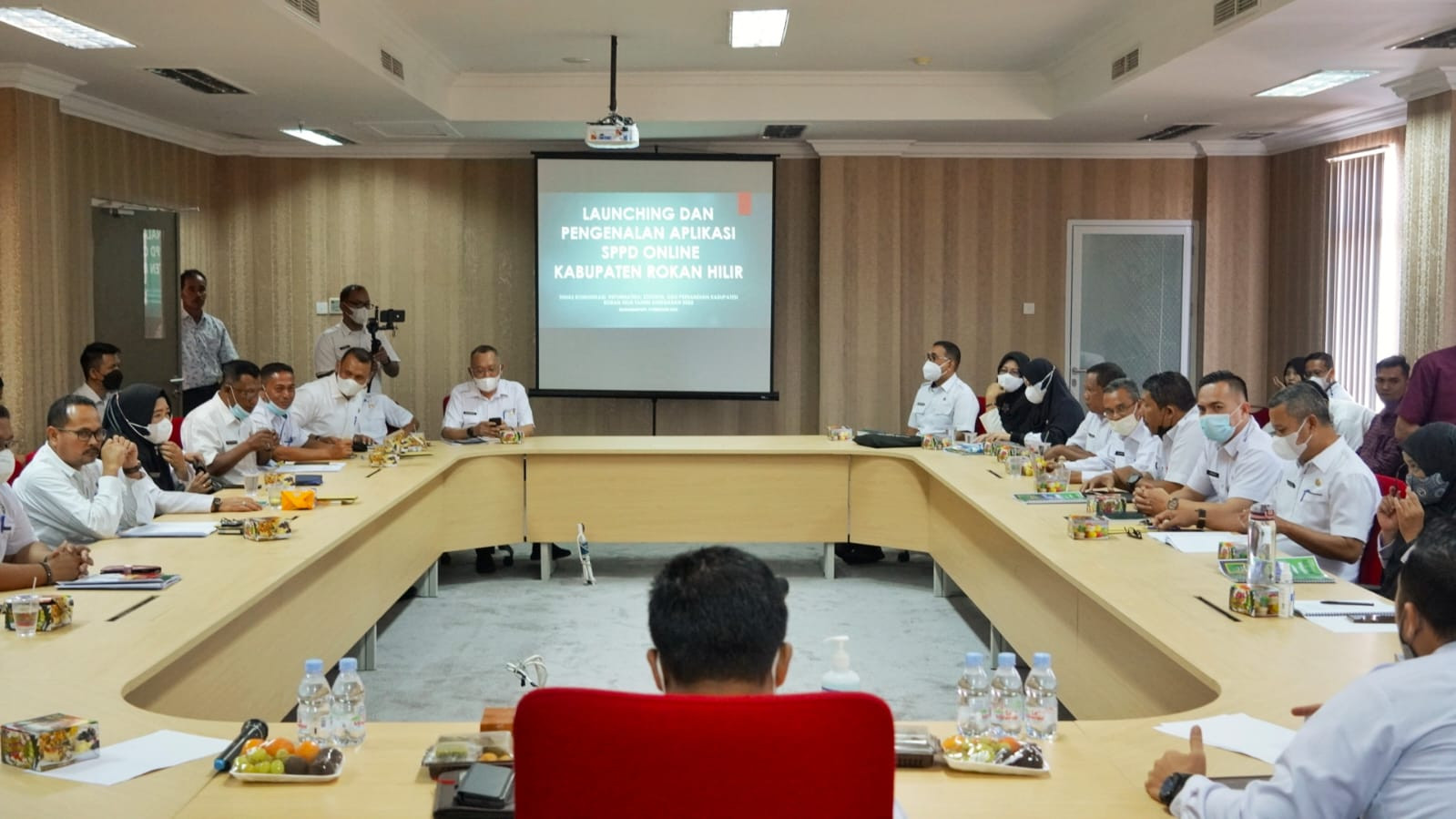 Launching Aplikasi SPPD Elektronik Oleh Wakil Bupati Rohil